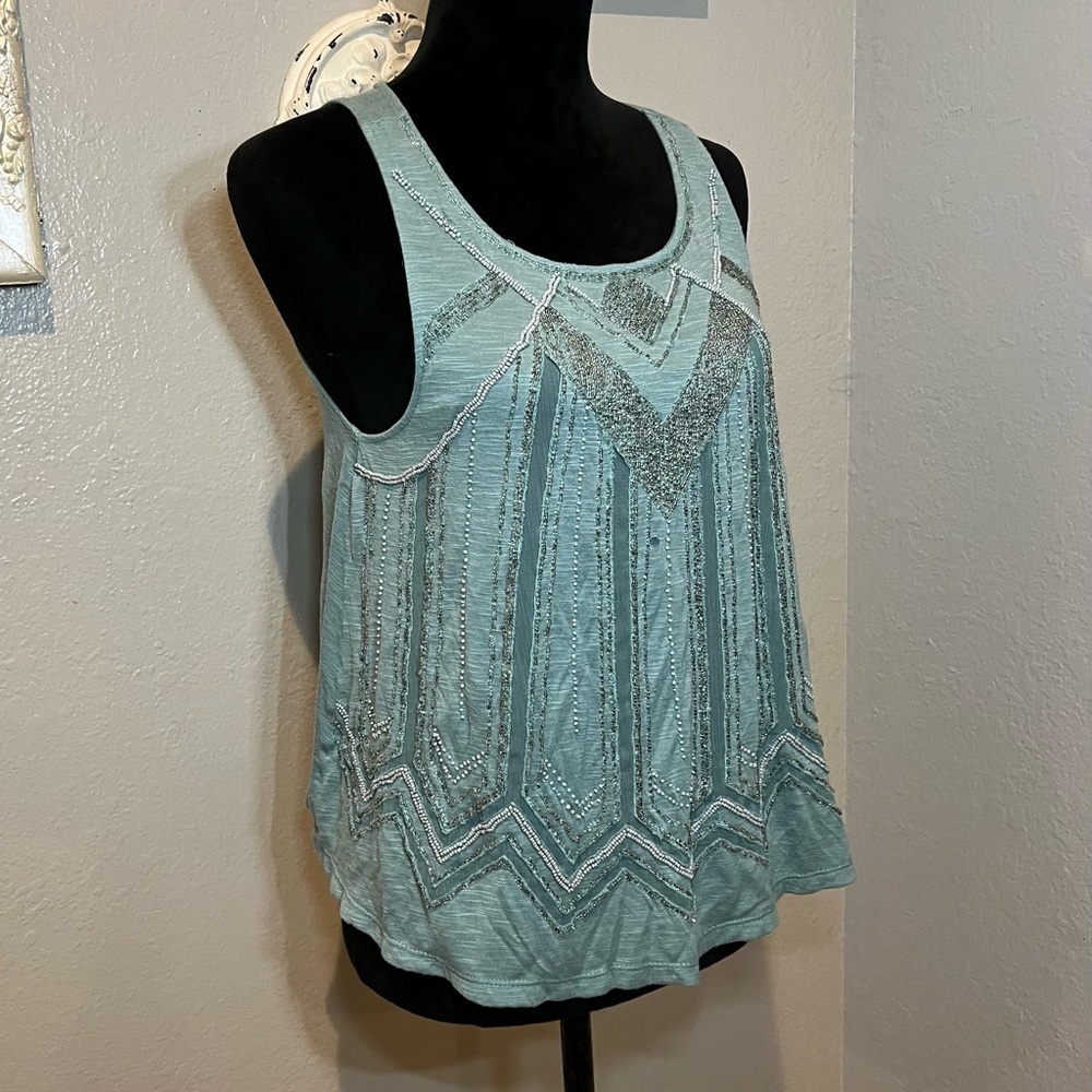Kimchi Blue beaded Sleeveless Tank - Picture 5 of 11